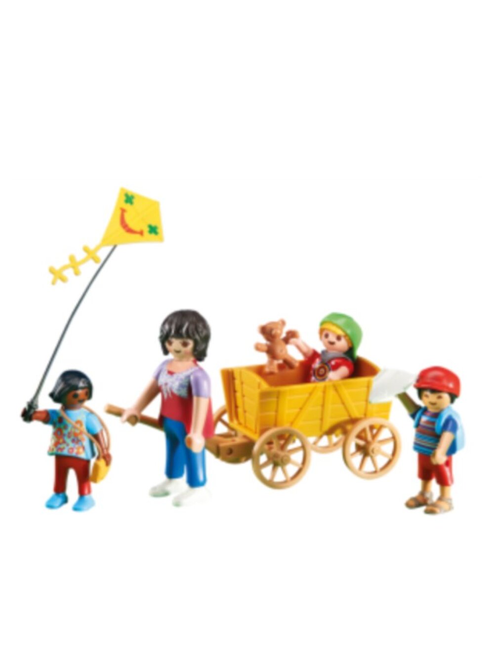 Playmobil 6439 - Mother with Children and Wagon